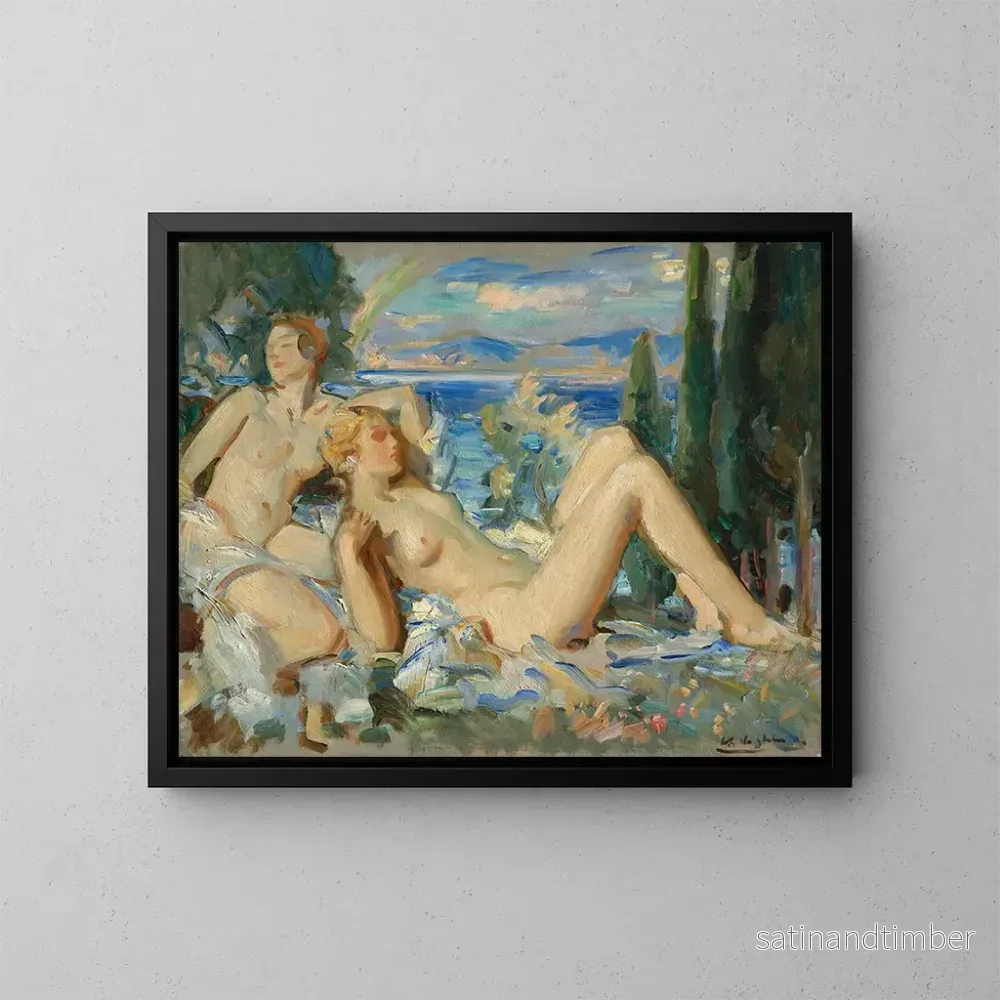 Reproduktion av målningen L'Arc-en-ciel - Wilfrid Gabriel de Glehn
