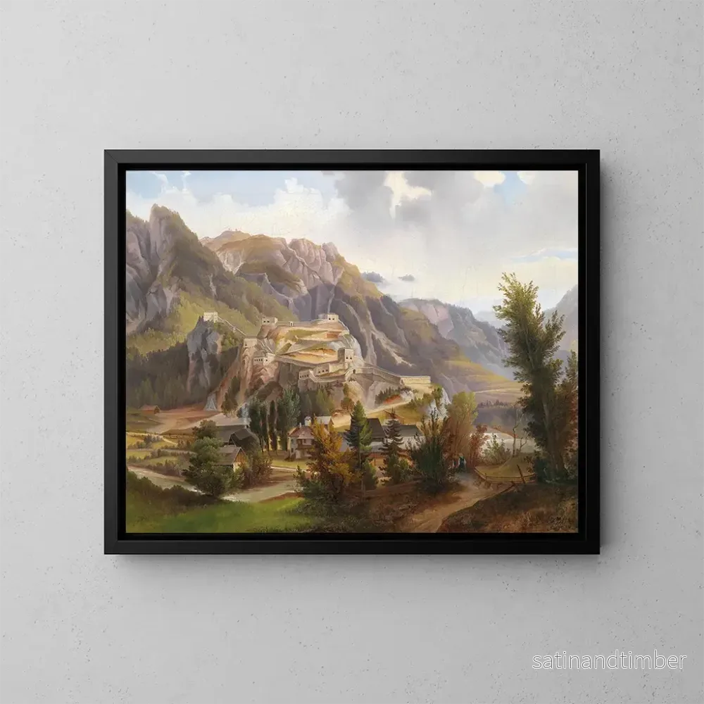 Reproduktion av målningen Vue de Malborghetto - Marko Pernhart