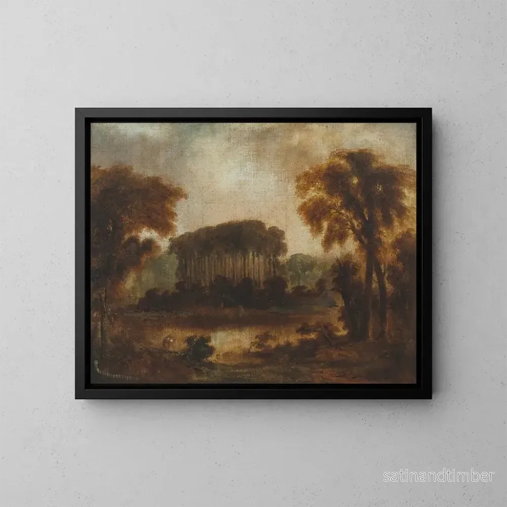 Reproduktion av målningen Les Cent Pins, île James, Caroline du Sud – Augustus Paul Trouche Reproduktion av målningen Les Cent Pins, île James, Caroline du Sud – Augustus Paul Trouche