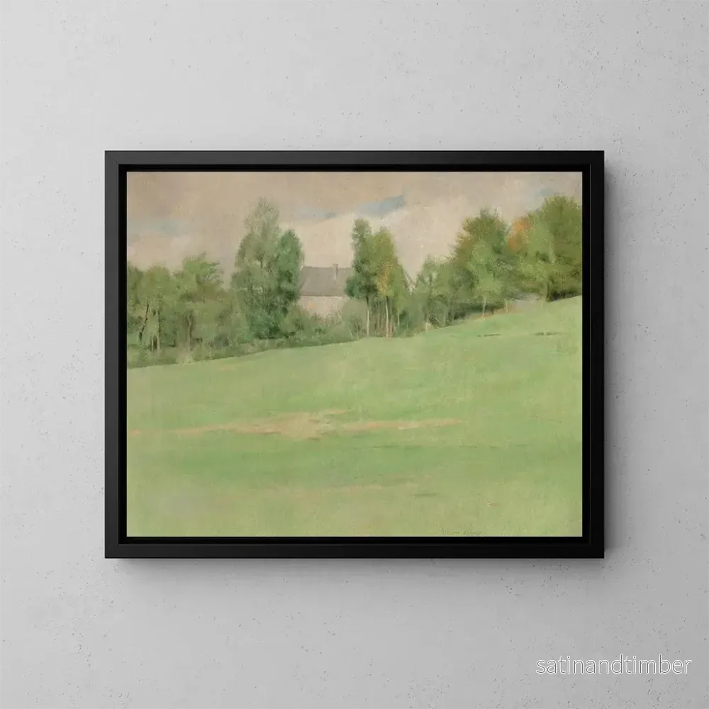 Reproduktion av målningen La venue de l'aube - Fernand Khnopff