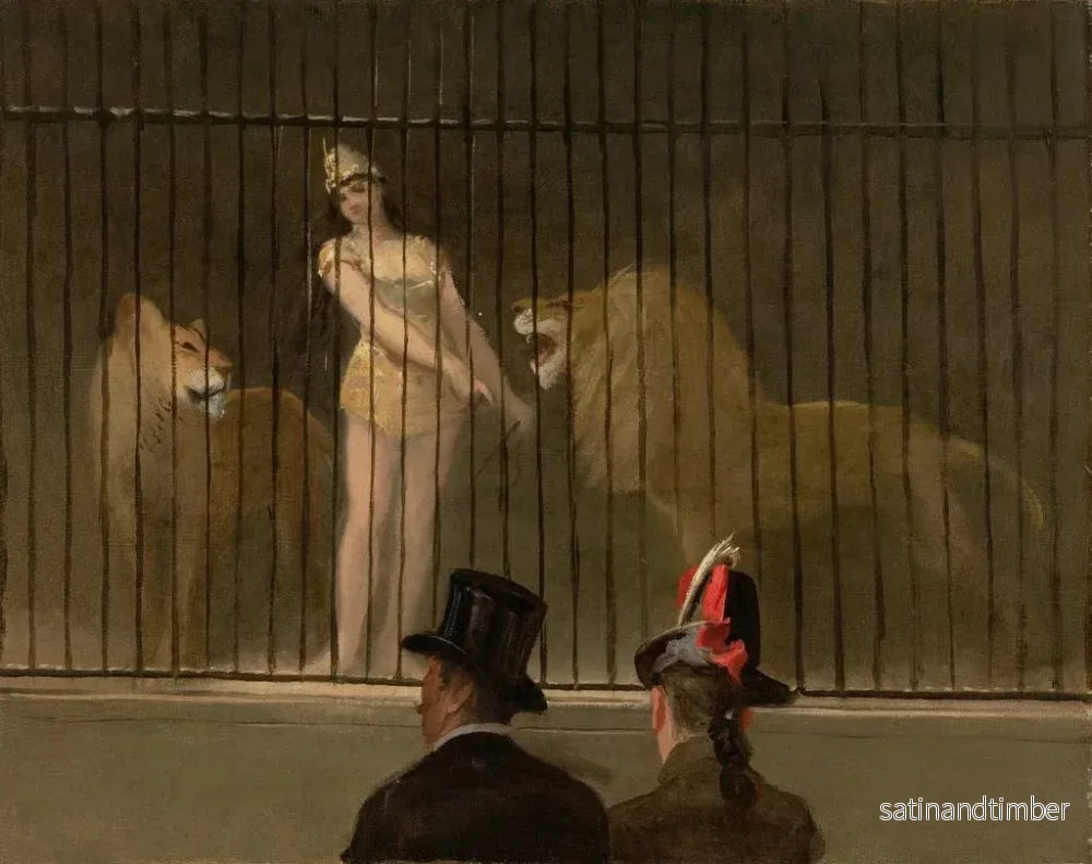 Reproduktion av målningen Le dompteur de lions - Jean-Louis Forain - Bild 2
