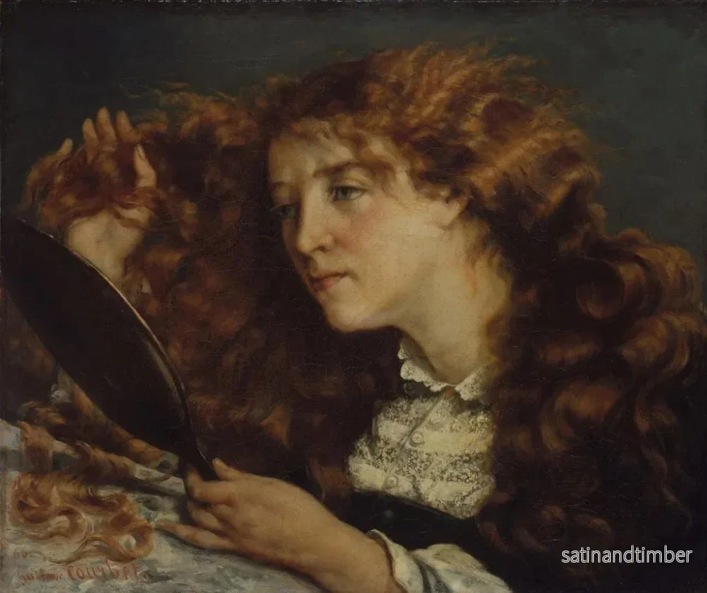 Reproduktion av målningen La Belle Irlandaise - Gustave Courbet - Bild 2