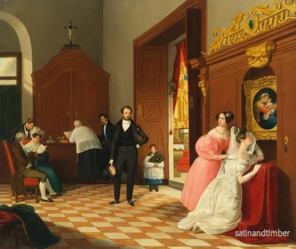 Reproduktion av målningen La mariée par dépit - Eugen Hummel - Bild 2