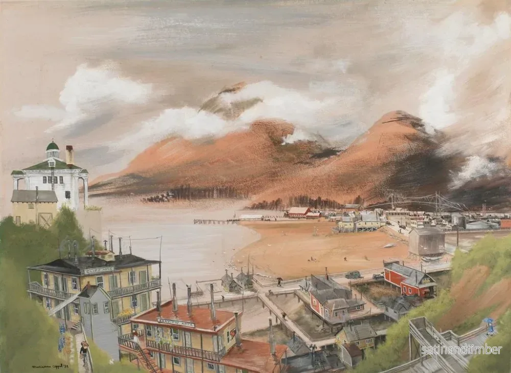 Reproduktion av målningen av Marée descendante à Juneau - Marianne Appel - Bild 2