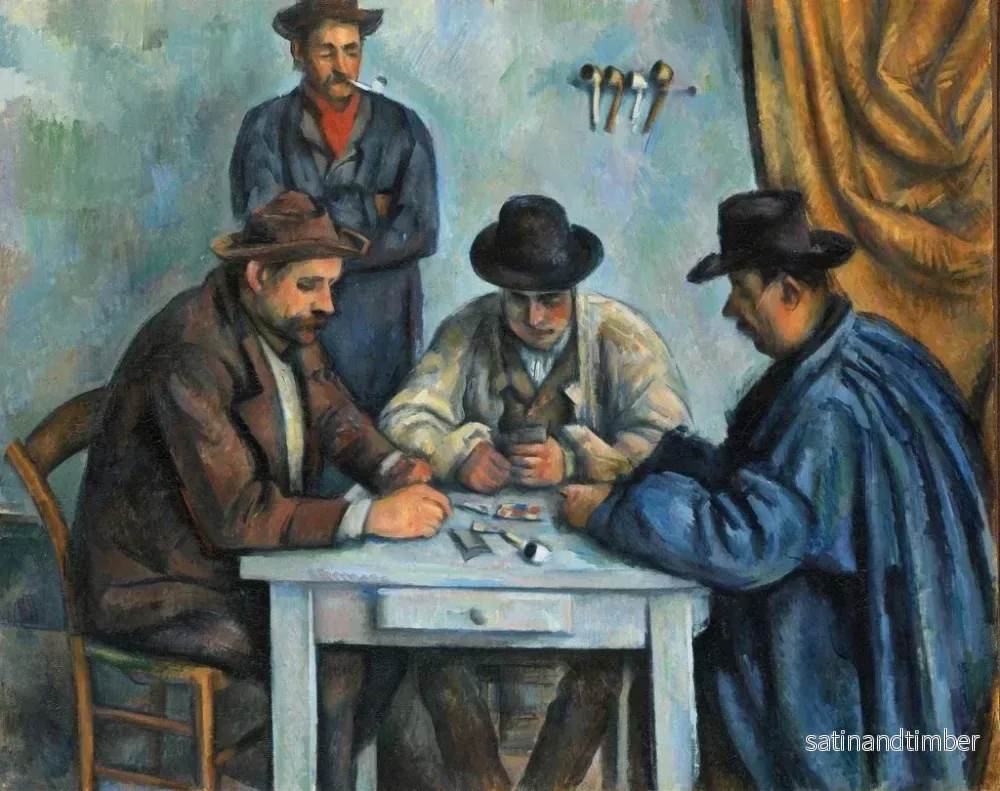 Reproduktion av målningen Les Joueurs de cartes - Paul Cézanne - Bild 2