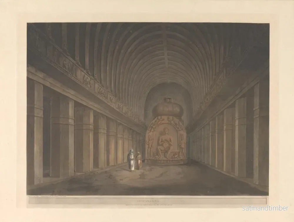 Reproduktion av målningen Scen orientalisk Pl47 - Thomas Daniell - Bild 2