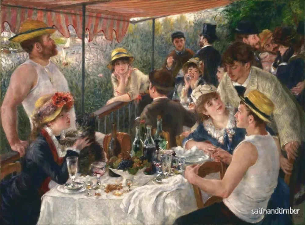 Reproduktion av målningen Frukost för kanotisterna - Pierre-Auguste Renoir - Bild 2