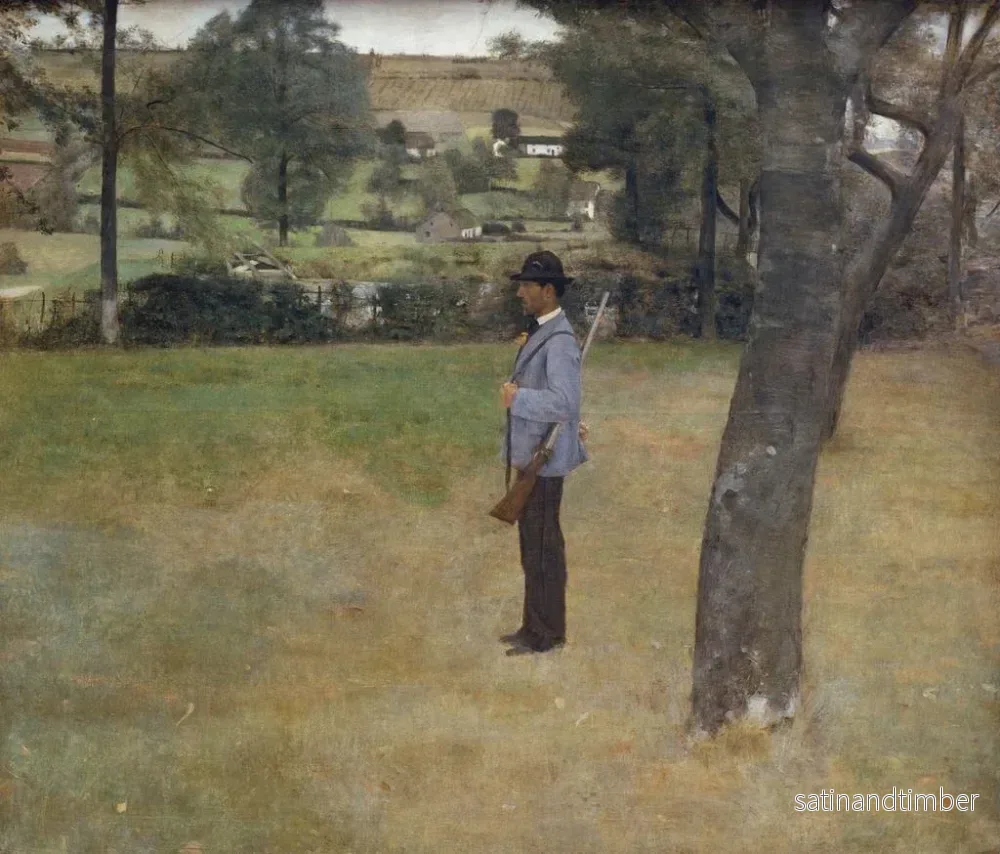 Reproduktion av målningen Le garde-chasse - Fernand Khnopff - Bild 2