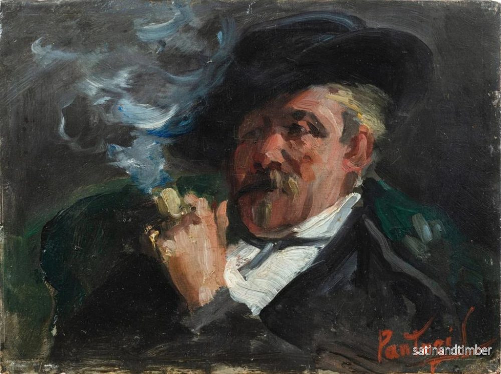 Reproduktion av målningen Portrait av konstnären Guillaume Vogels - Pericles Pantazis - Bild 2