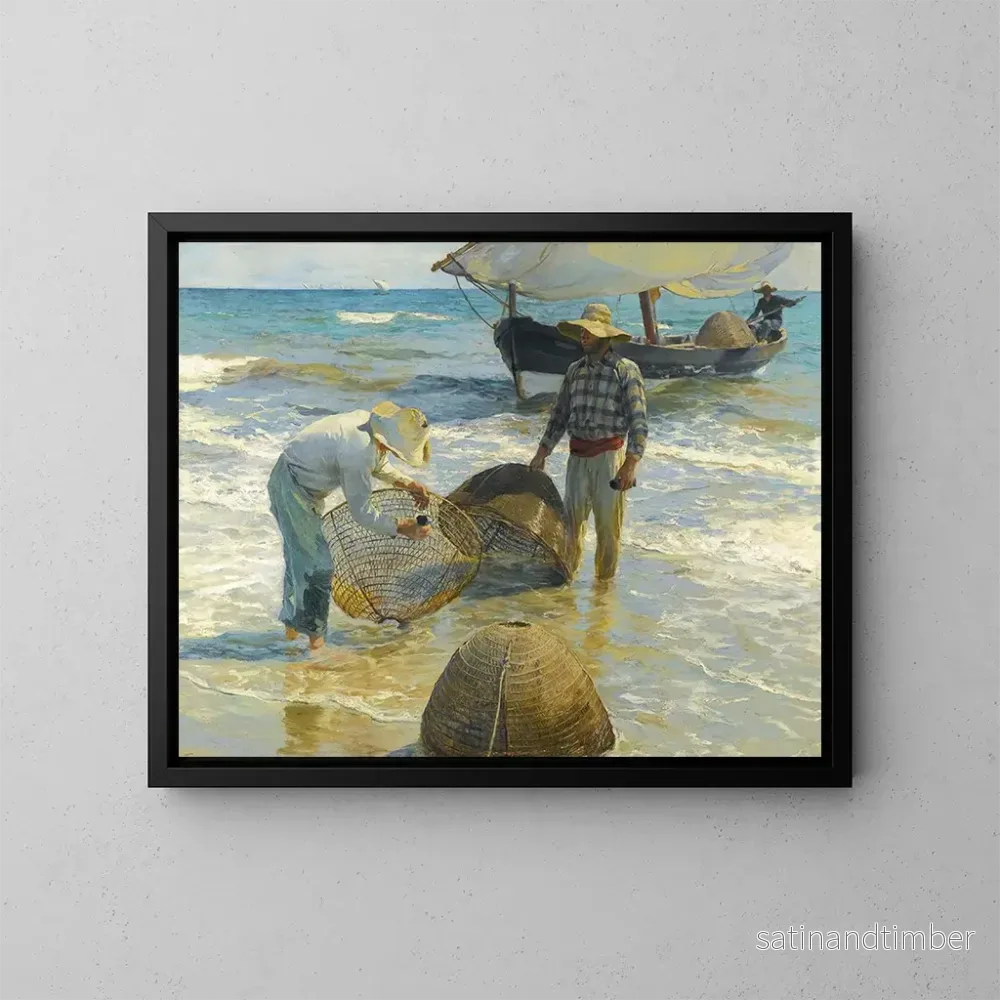 Reproduktion av målningen Fiskare från Valencia – Joaquín Sorolla