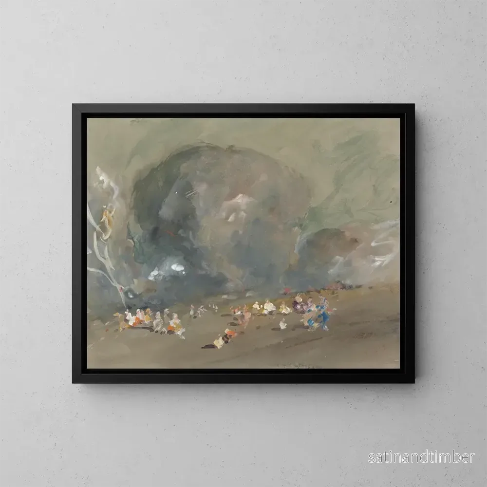 Reproduktion av målningen Fête champêtre - Hercules Brabazon Brabazon