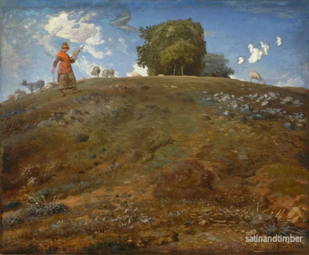 Reproduktion av målningen i Auvergne - Jean-François Millet - Bild 2