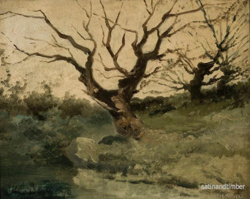 Reproduktion av målningen Landskapsbild av höst - Józef Chełmoński - Bild 2