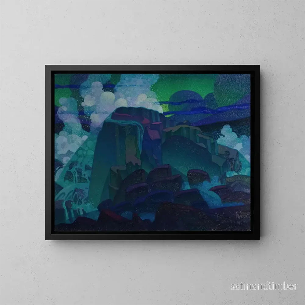 Reproduktion av målningen Roche à la mer - Raymond Jonson