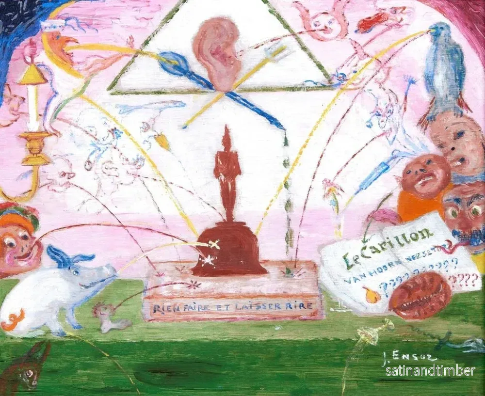 Reproduktion av målningen Rien faire et laisser rire - James Ensor - Bild 2