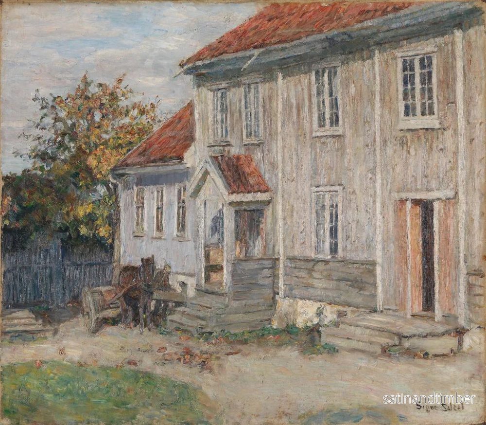 Reproduktion av målningen Le manoir des morts à Toten - Signe Scheel - Bild 2