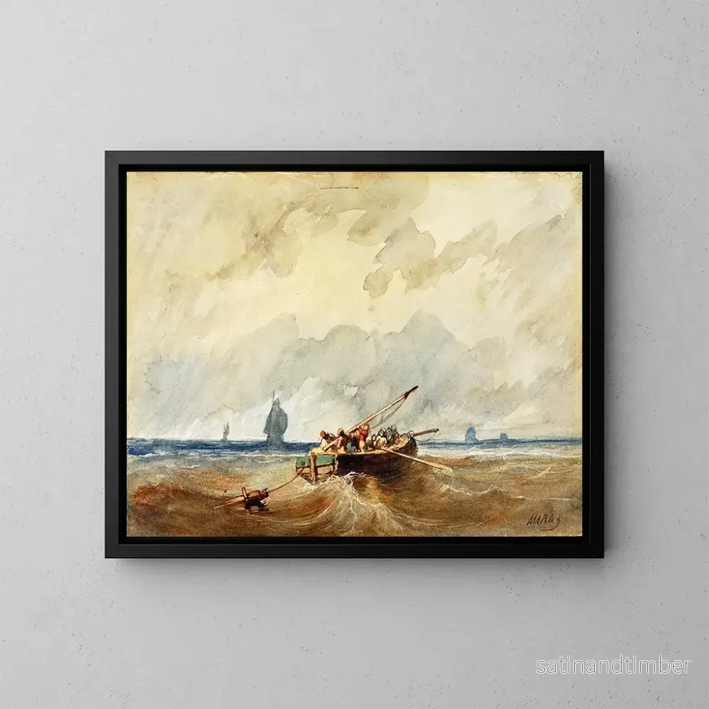 Reproduktion av målningen Vue marine - Paul Marny
