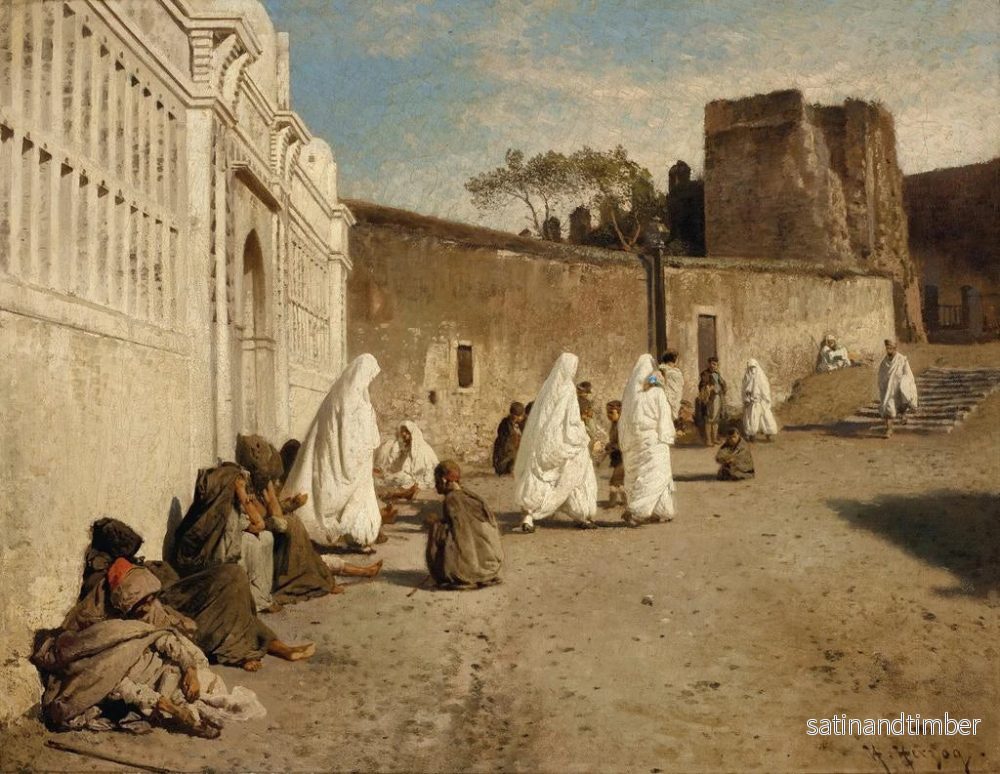 Reproduktion av målningen Entré i Alhambra, Spanien - Hermann Ottomar Herzog - Bild 2
