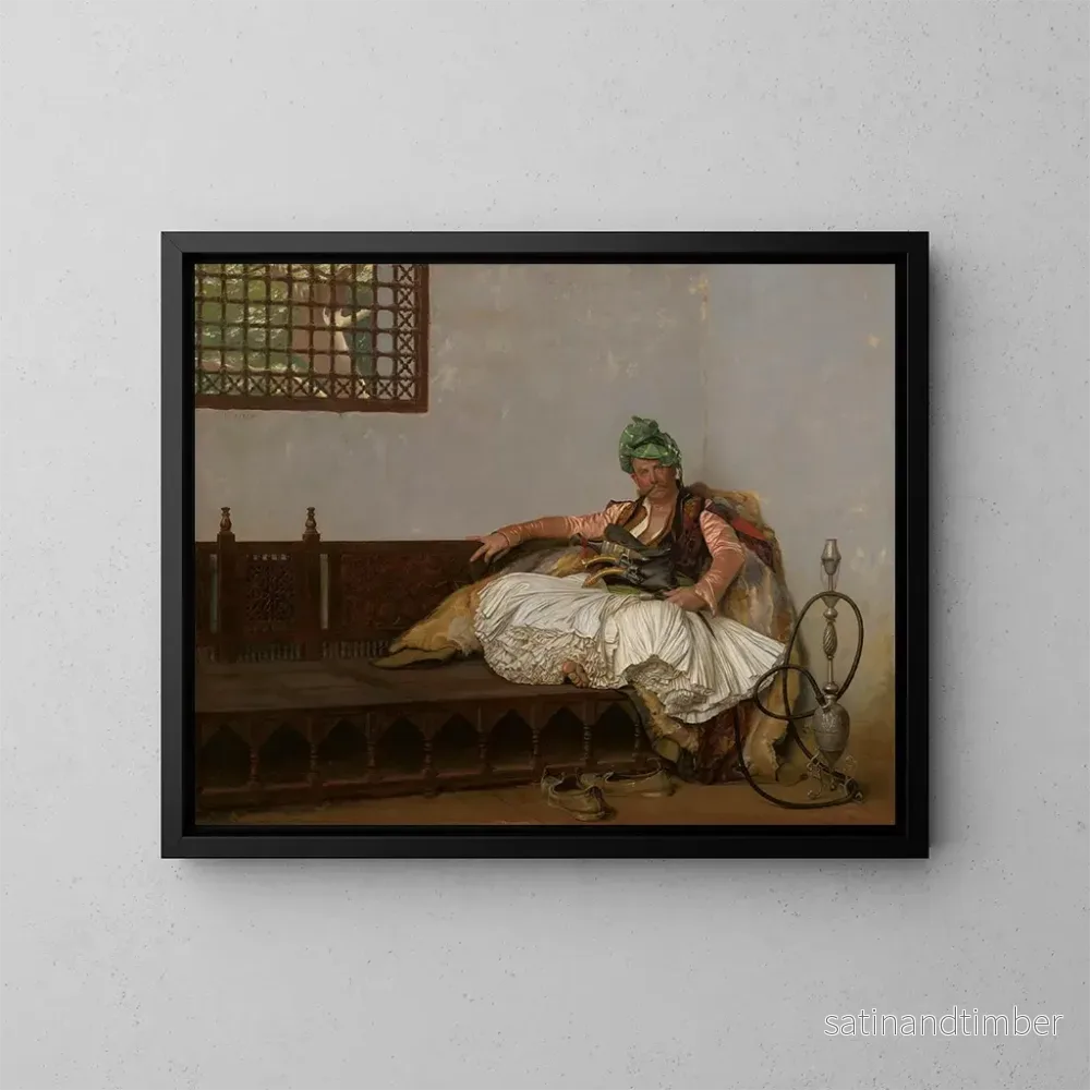 Reproduktion av målningen En chef Bashi-Bazouk - Jean-Léon Gérôme