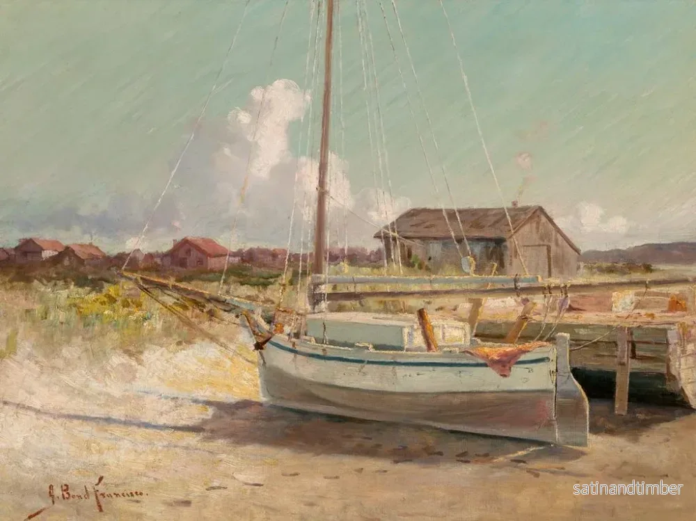Reproduktion av målningen Bassin de radoub - John Bond Francisco - Bild 2