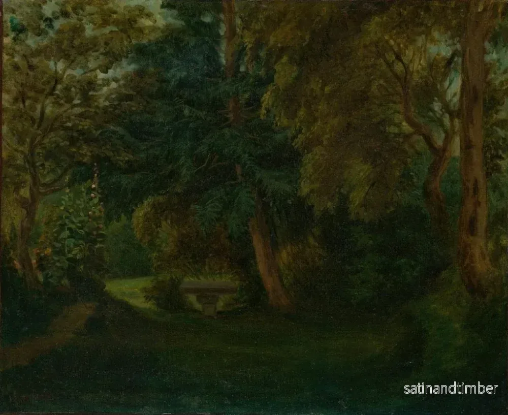 Reproduktion av målningen Le jardin de George Sand à Nohant - Eugène Delacroix - Bild 2