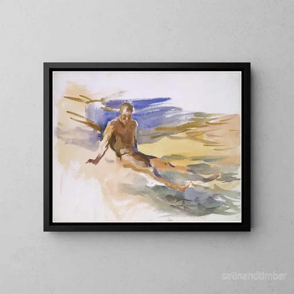 Reproduktion av målningen av badande i Florida - John Singer Sargent