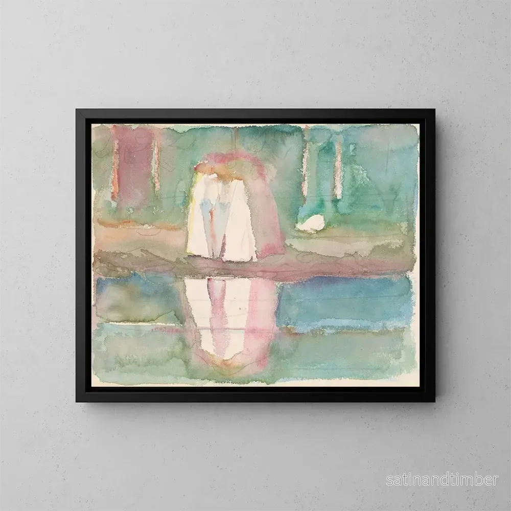 Reproduktion av målningen Kvinnor på stranden vid Sørstrand - Edvard Munch