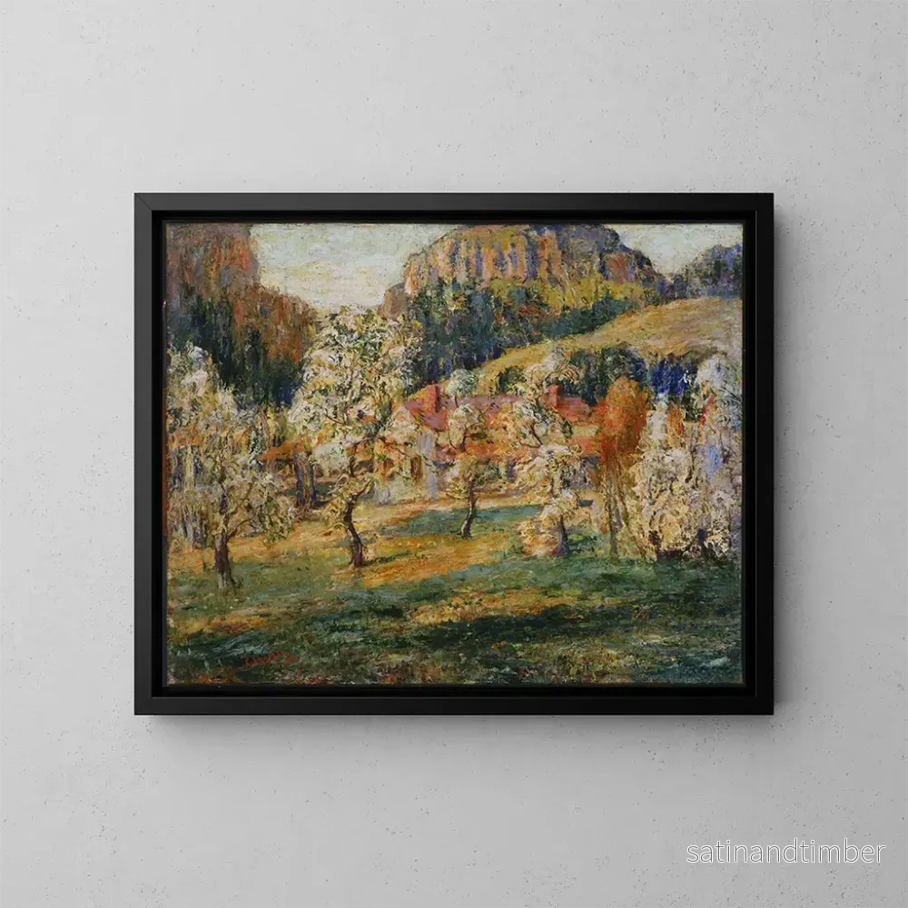Reproduktion av målningen Mai dans les montagnes – Ernest Lawson Reproduktion av målningen Mai dans les montagnes – Ernest Lawson