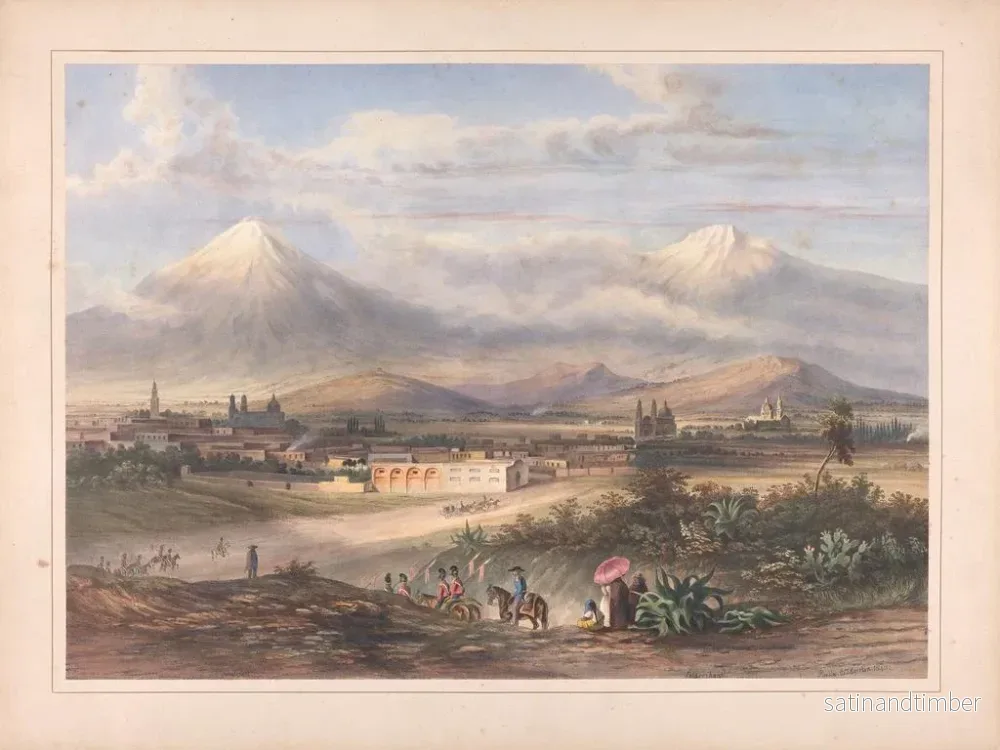 Reproduktion av målningen Vyer av Égerton i Mexiko Pl03 - Daniel Thomas Egerton - Bild 2