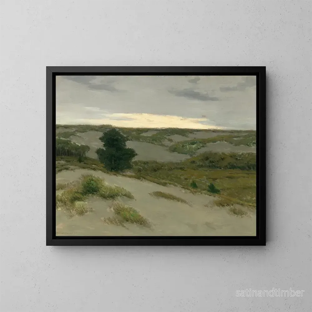 Reproduktion av målningen Les dunes grises de Belgique - Charles Warren Eaton