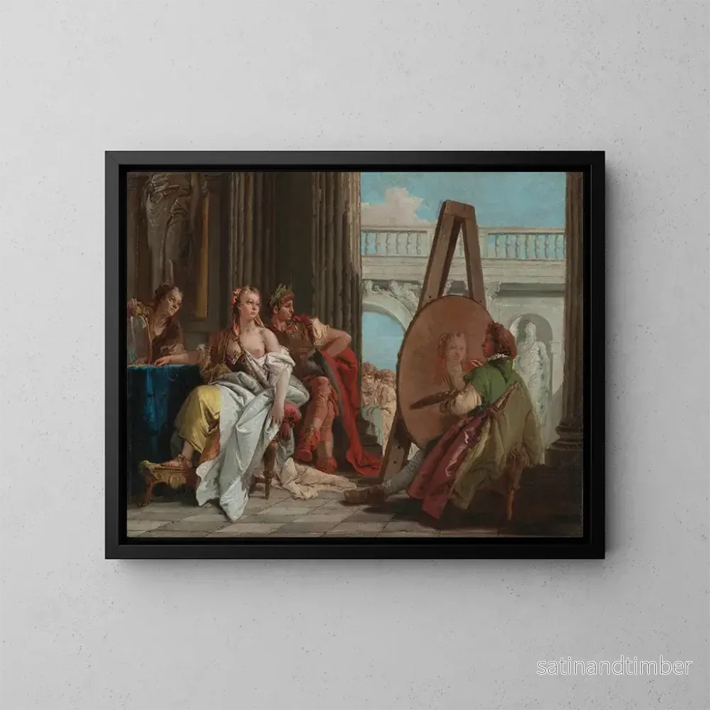 Reproduktion av målningen av Alexander den Store och Campaspe i Apelles verkstad - Giovanni Battista Tiepolo