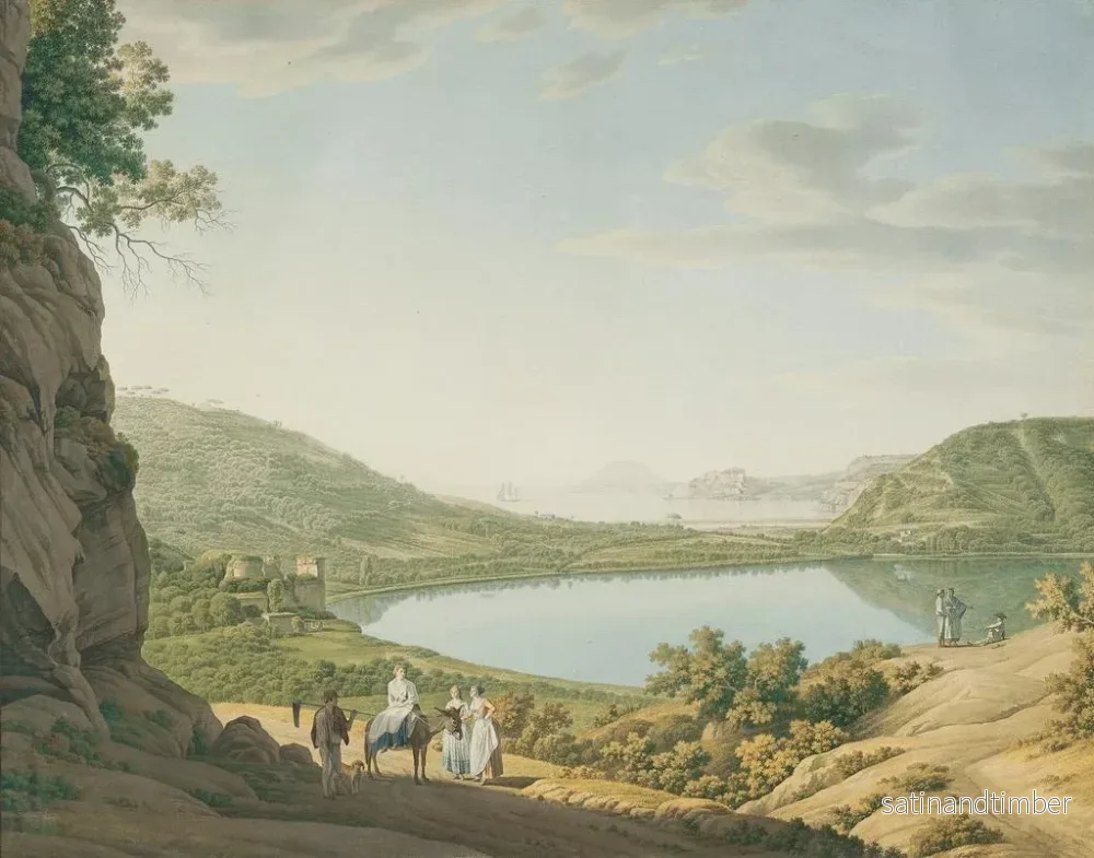 Reproduktion av målningen av Avernesjön - Giovanni Battista Lusieri - Bild 2