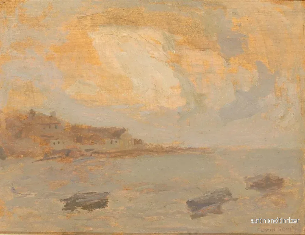 Reproduktion av målningen Marine - Frank Edwin Scott - Bild 2