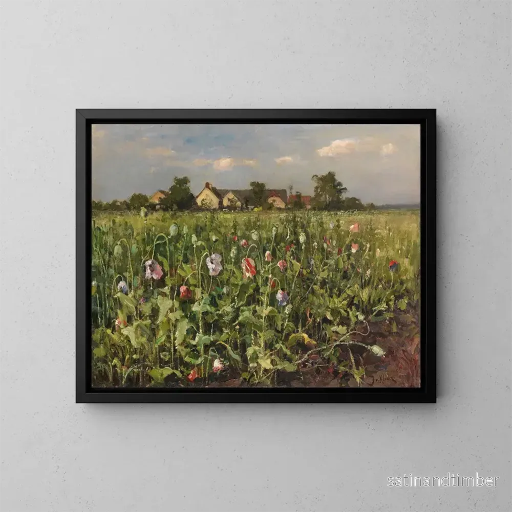 Reproduktion av målningen Mohnblomma - Julius Sergius Klever