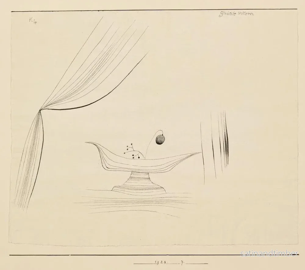 Reproduktion av målningen Naturtavla med frukt - Paul Klee - Bild 2