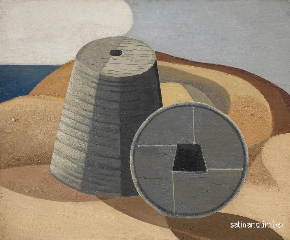Reproduktion av målningen Objets minéraux - Paul Nash - Bild 2