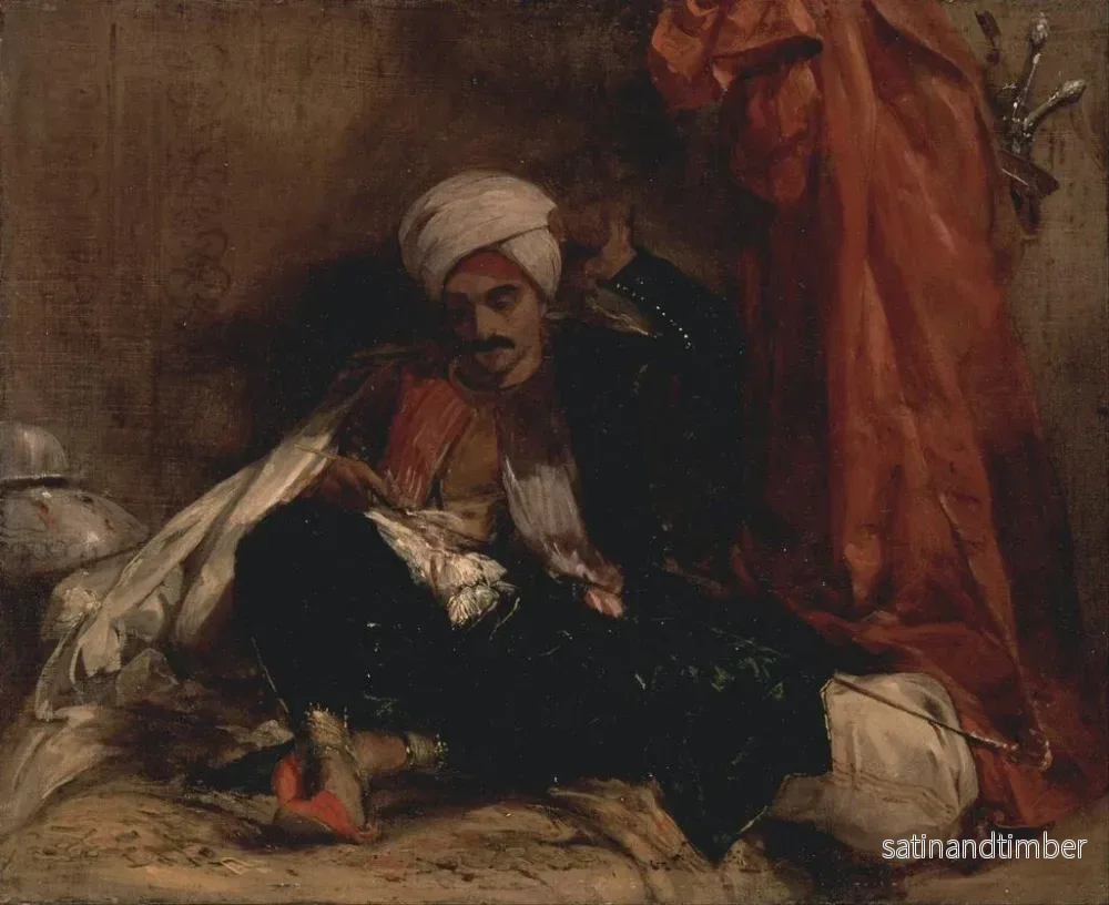 Reproduktion av målningen Turkisk sittande - Richard Parkes Bonington - Bild 2