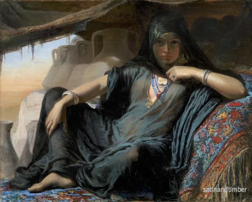 Reproduktion av målningen En egyptisk krukförsäljare i Giza - Elisabeth Jerichau-Baumann - Bild 2