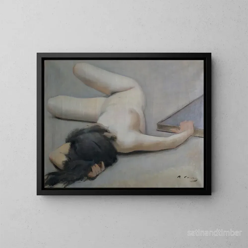 Reproduktion av målningen Nu feminin - Ramon Casas