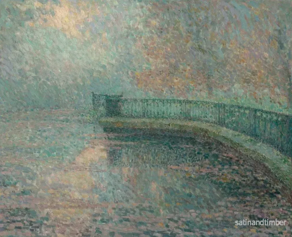 Reproduktion av målningen La balustrade de Londres - Henri Le Sidaner - Bild 2