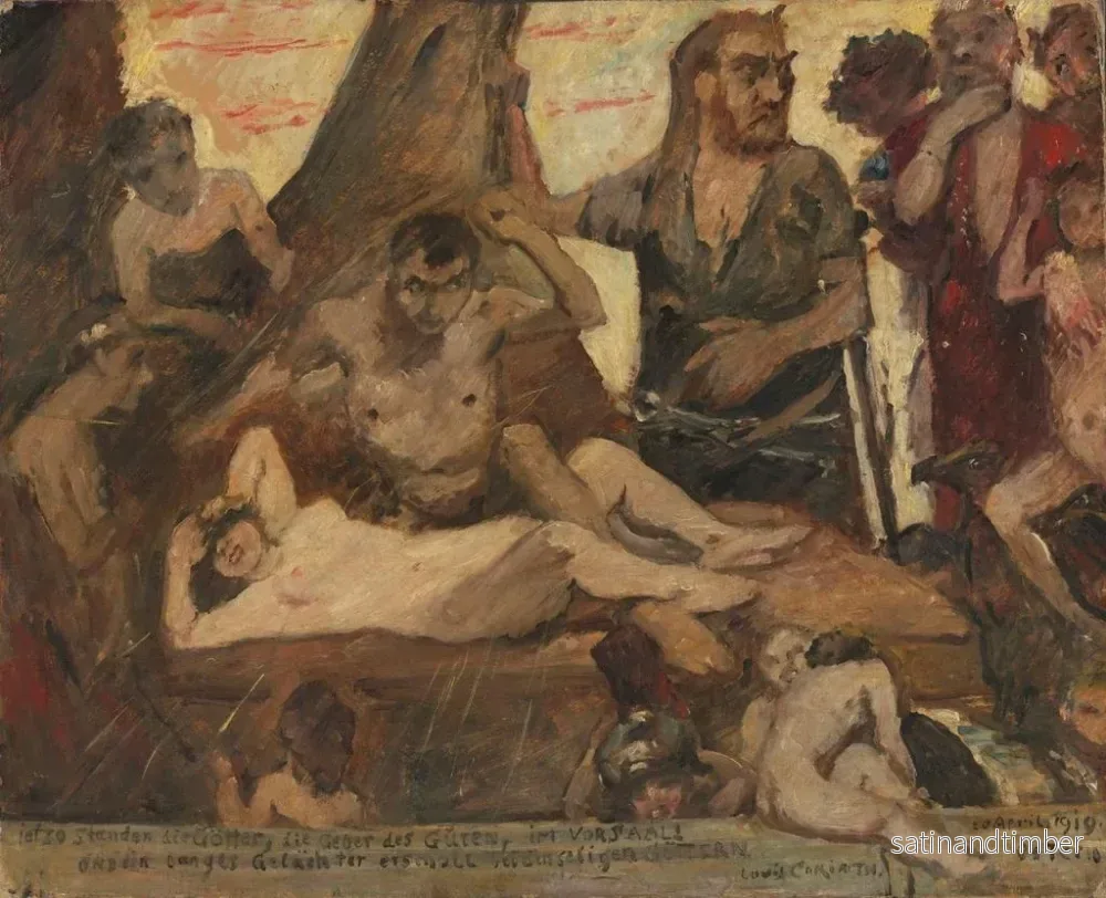 Reproduktion av målningen Le rire homérique - Lovis Corinth - Bild 2