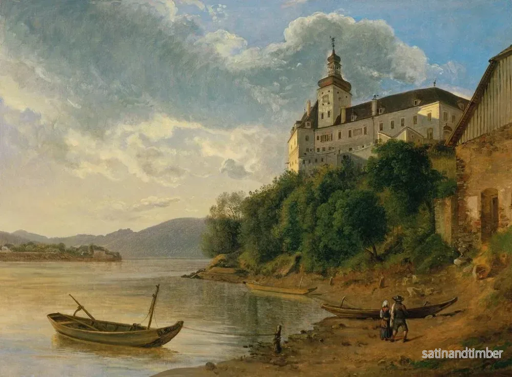 Reproduktion av målningen Château de Persenbeug - Joseph Rebell - Bild 2