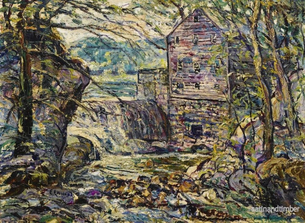 Reproduktion av målningen Le Moulin - Ernest Lawson - Bild 2