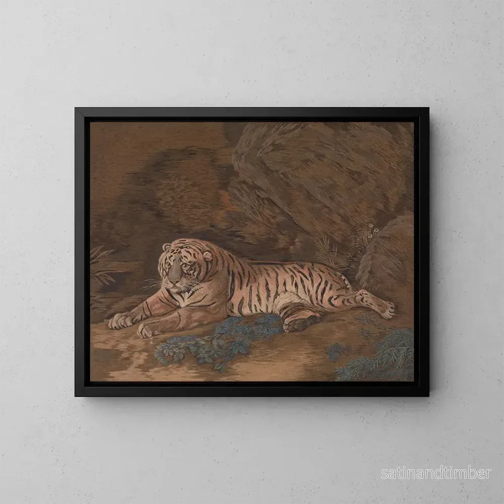 Reproduktion av målningen Tigre - Mary Linwood