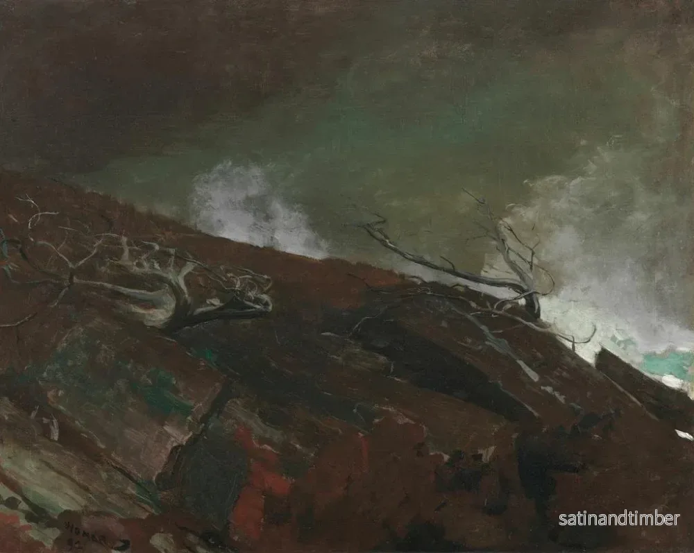 Reproduktion av målningen Côte du Maine - Winslow Homer - Bild 2
