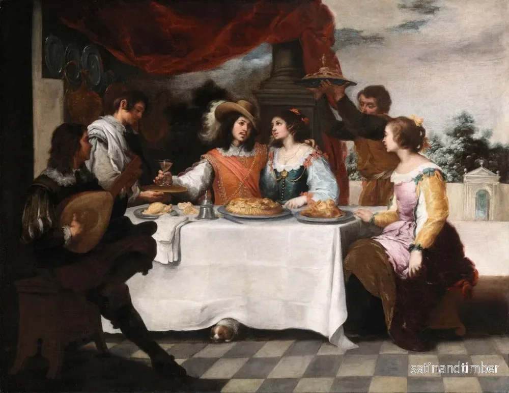 Reproduktion av målningen Den bortkomne sonen vid bordet - Bartolomé Esteban Murillo - Bild 2