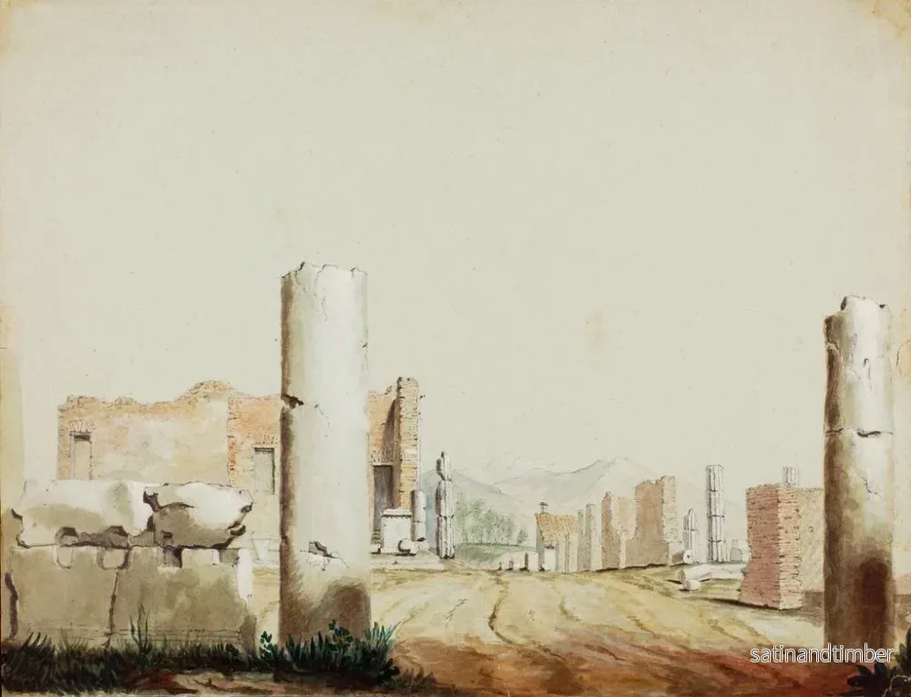 Reproduktion av målningen Pompeji, Italien - Miner Kilbourne Kellogg - Bild 2