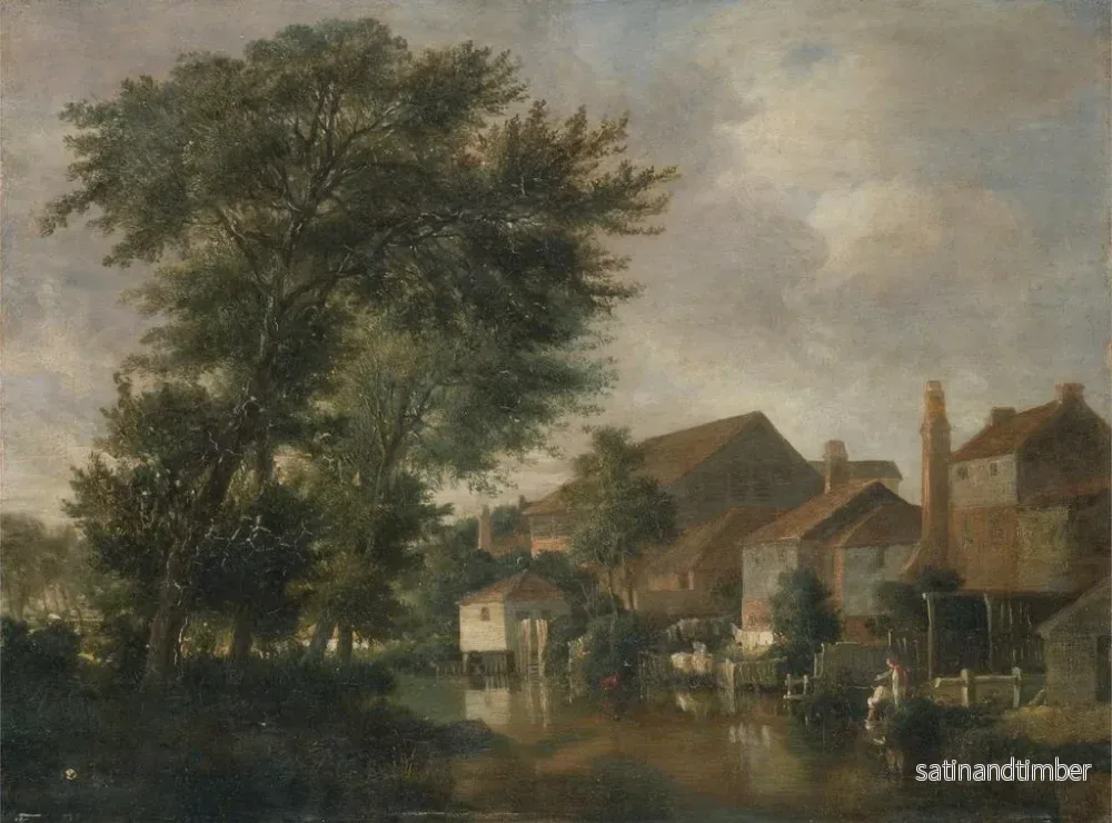Reproduktion av målningen La rivière Wensum à Norwich - John Crome - Bild 2