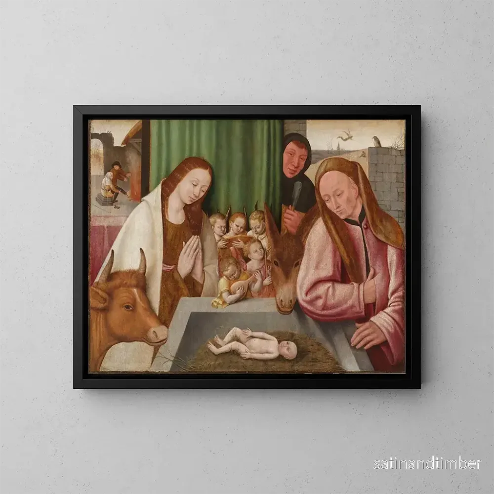 Reproduktion av målningen Nativitet - Manière de Jérôme Bosch
