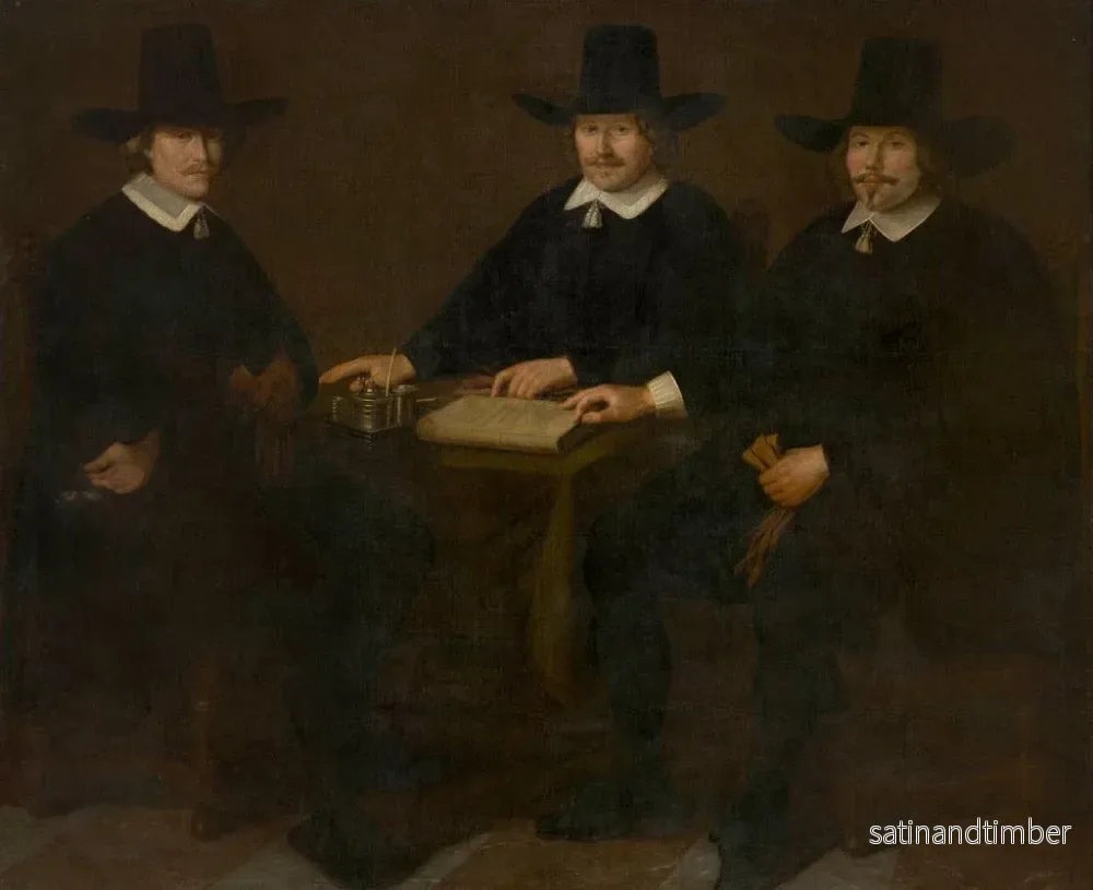Reproduktion av målningen av de tre regenterna för barnhemmet i Alkmaar - Dirck Metius - Bild 2